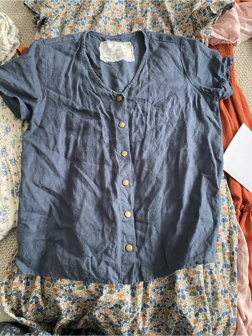 notPERFECTLINEN Getty Linen Top